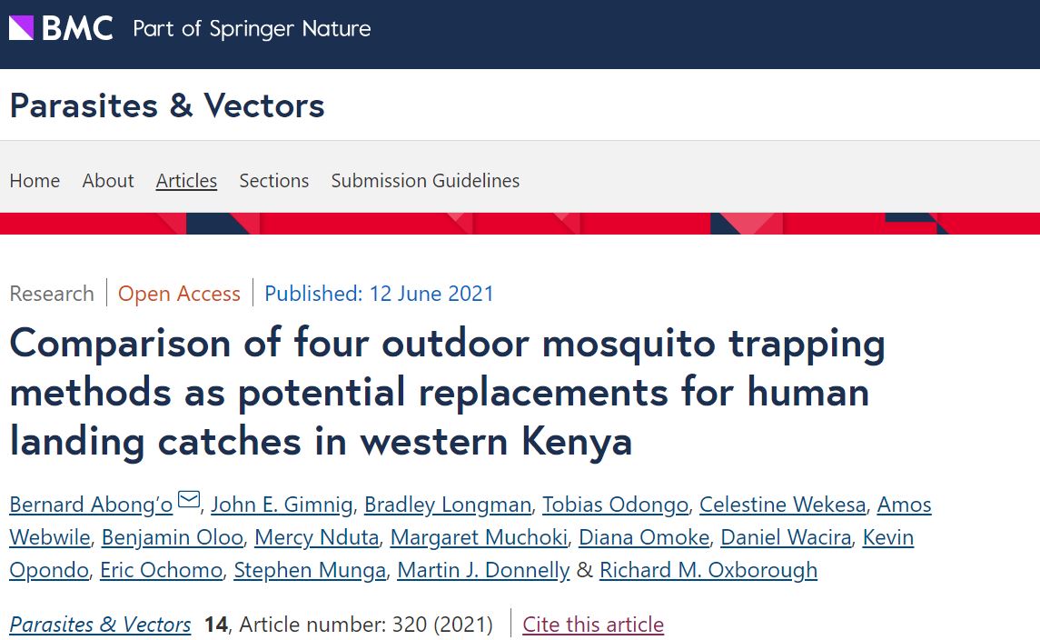 PMI VectorLink Compares Outdoor Mosquito Traps